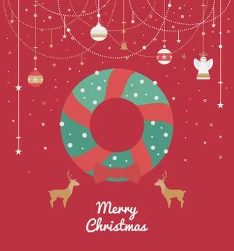 Print for Christmas decorations Stock Illustration