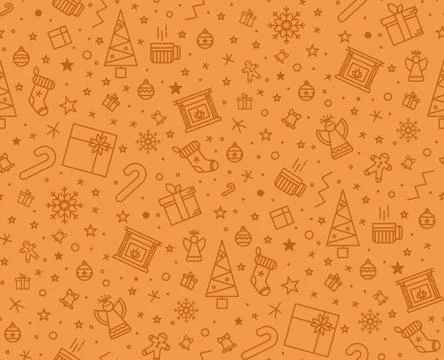 Print for Christmas decorations Stock Illustration