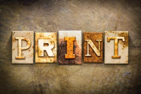 Print Concept Letterpress Leather Theme Stockillustratie