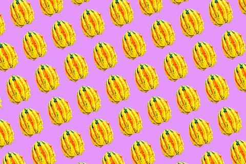 Print decorative pumpkin large format light pink Stock Photos