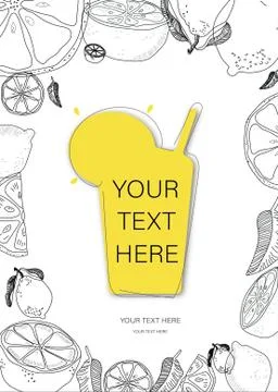 Print design - menu  Stock Photos