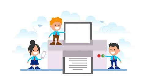 Print edition Stock Illustration