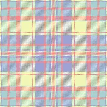 Print fabric texture vector, style background tartan plaid. Front seamless .. Stock Illustration