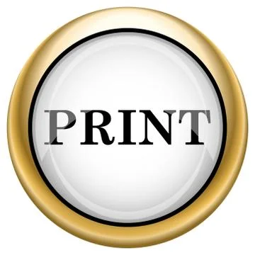 Print icon Stock Illustration
