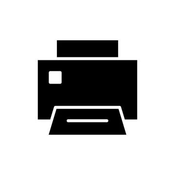 Print icon vector illustration. printer sign and symbol Illustrazione stock