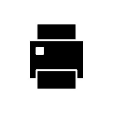 Print icon vector illustration. printer sign and symbol Stock Illustration