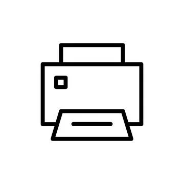 Print icon vector illustration. printer sign and symbol イラスト素材