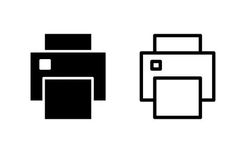 Print icon vector illustration. printer sign and symbol イラスト素材