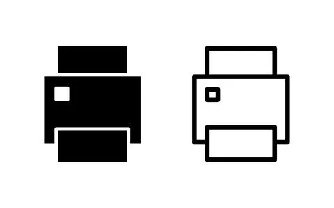 Print icon vector illustration. printer sign and symbol イラスト素材