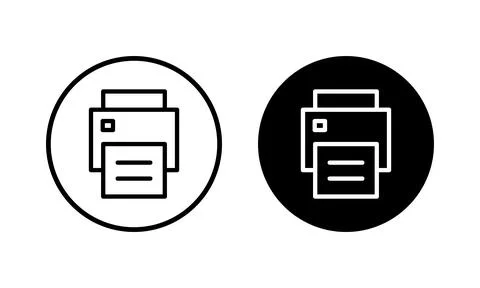 Print icon vector illustration. printer sign and symbol イラスト素材