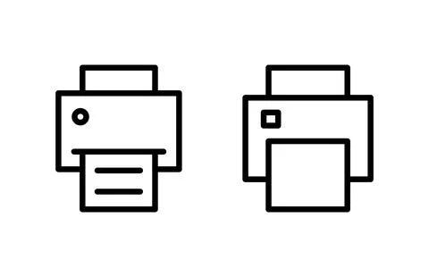 Print icon vector illustration. printer sign and symbol Illustrazione stock