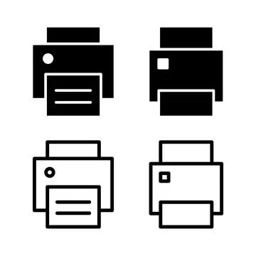 Print icon vector illustration. printer sign and symbol イラスト素材