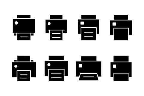 Print icon vector illustration. printer sign and symbol イラスト素材