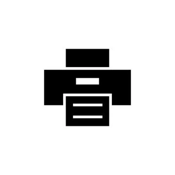 Print icon vector. printer icon vector Stock Illustration