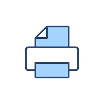 Print icon vector. printer sign and symbol 스톡 일러스트