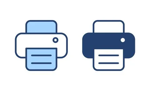 Print icon vector. printer sign and symbol 스톡 일러스트