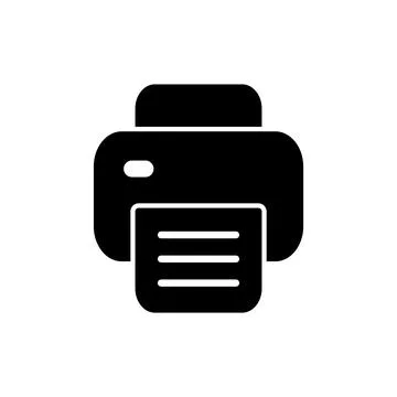 Print icon vector. printer sign and symbol Stock Illustration