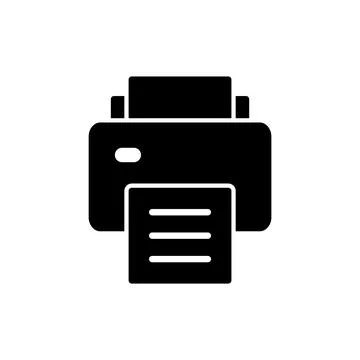 Print icon vector. printer sign and symbol Stock Illustration