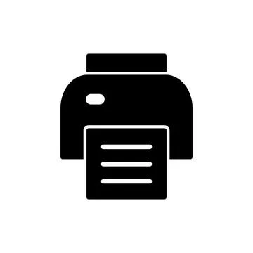 Print icon vector. printer sign and symbol Stock Illustration