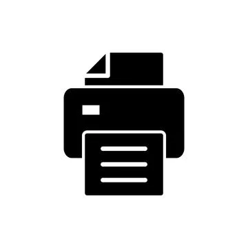 Print icon vector. printer sign and symbol Stock Illustration
