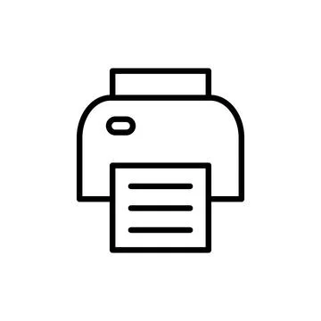 Print icon vector. printer sign and symbol 스톡 일러스트