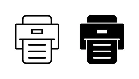 Print icon vector. printer sign and symbol イラスト素材