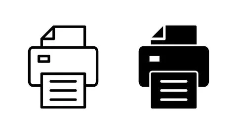Print icon vector. printer sign and symbol イラスト素材