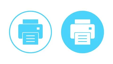 Print icon vector. printer sign and symbol Illustrazione stock