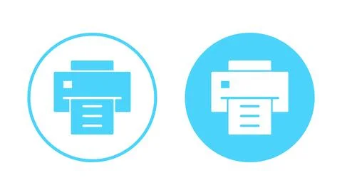 Print icon vector. printer sign and symbol Illustrazione stock