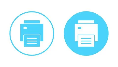 Print icon vector. printer sign and symbol 库存插图