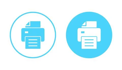 Print icon vector. printer sign and symbol 스톡 일러스트
