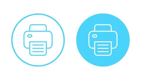 Print icon vector. printer sign and symbol Stock Illustration