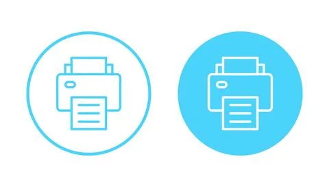 Print icon vector. printer sign and symbol Stock Illustration