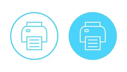 Print icon vector. printer sign and symbol Stock Illustration