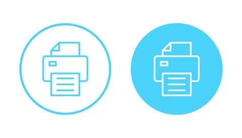 Print icon vector. printer sign and symbol Stock Illustration