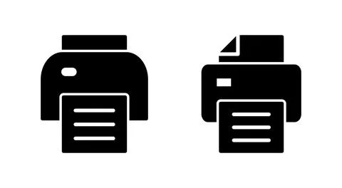 Print icon vector. printer sign and symbol 库存插图