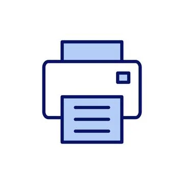Print icon vector. printer sign and symbol Illustrazione stock