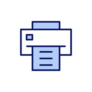 Print icon vector. printer sign and symbol Illustrazione stock