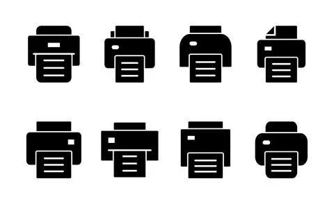 Print icon vector. printer sign and symbol Illustrazione stock