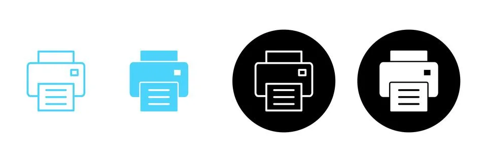 Print icon vector. printer sign and symbol イラスト素材