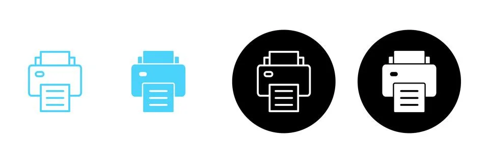 Print icon vector. printer sign and symbol イラスト素材