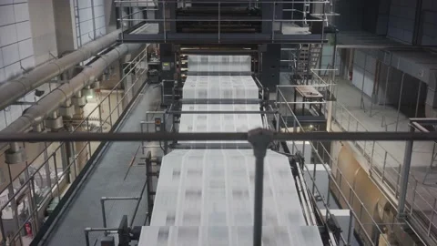 Print line with newspaper Stock Footage 141938761