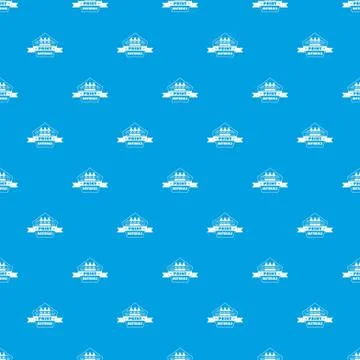 Print materials pattern vector seamless blue 库存插图