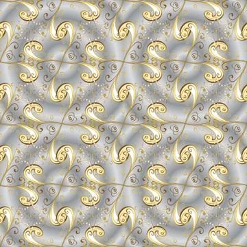 Print. Nice fabric pattern. Vector. Flat elements. Design. Doodles beige and gra Stock Illustration