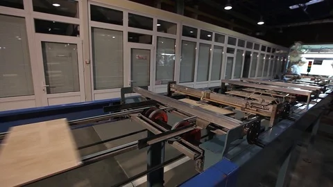 Print patterned ceramic tile, production of ceramic tiles, modern factory Vidéo 87164808