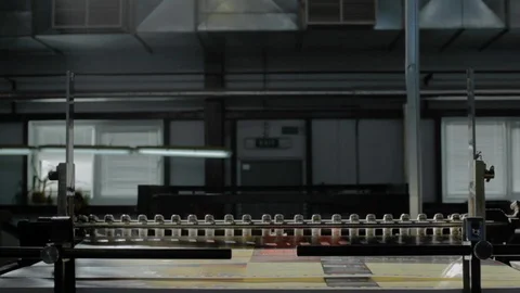 Print press machine in typography Video stock 109555021