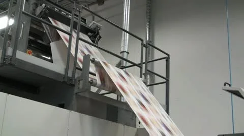Print Press Magazine Stock Footage 12746199
