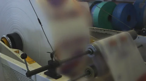 Print press typography machine in work Stock Footage 46070819