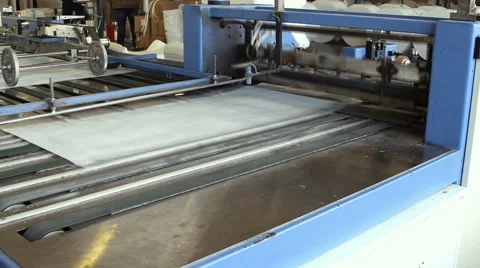 Print press typography machine in work Stock Footage 46803080