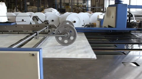 Print press typography machine in work Stock Footage 46803089
